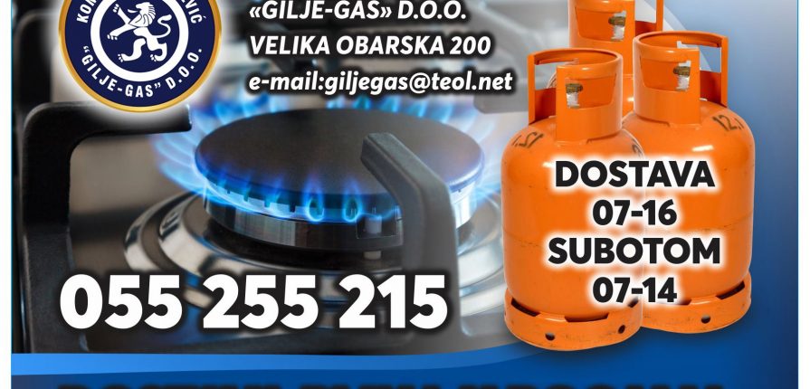 Problem osoblje Raspodijeliti  Dostava Plina u Bocama – Kompanija MILOJEVIĆ – Gilje Gas